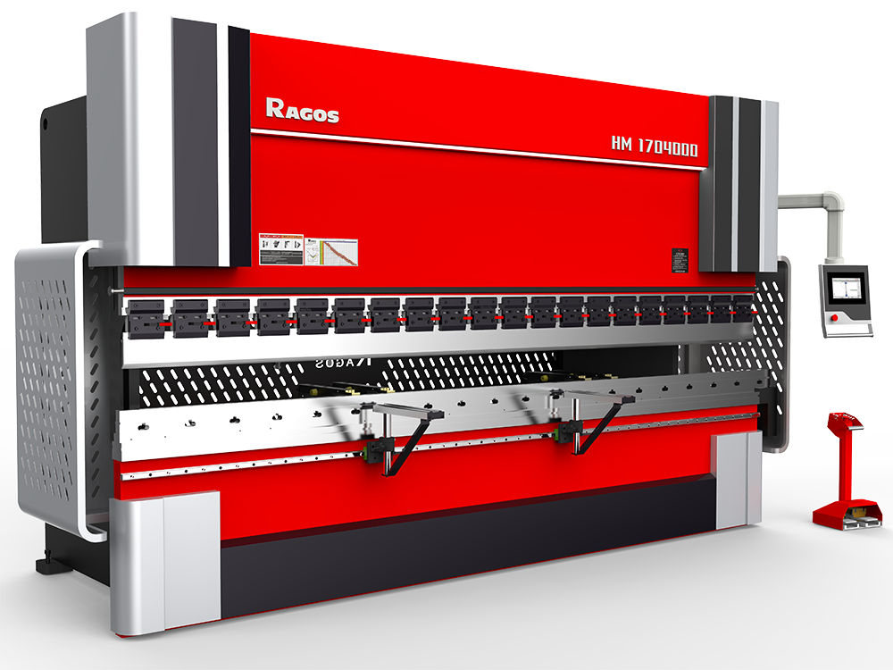 Dual servo hybrid cnc press brake HM-170-3200 model parameter picture RAGOS