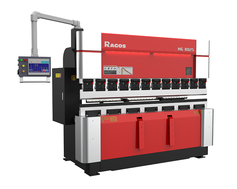 Up-acting hybrid cnc press brake MG-8025 model parameter picture RAGOS