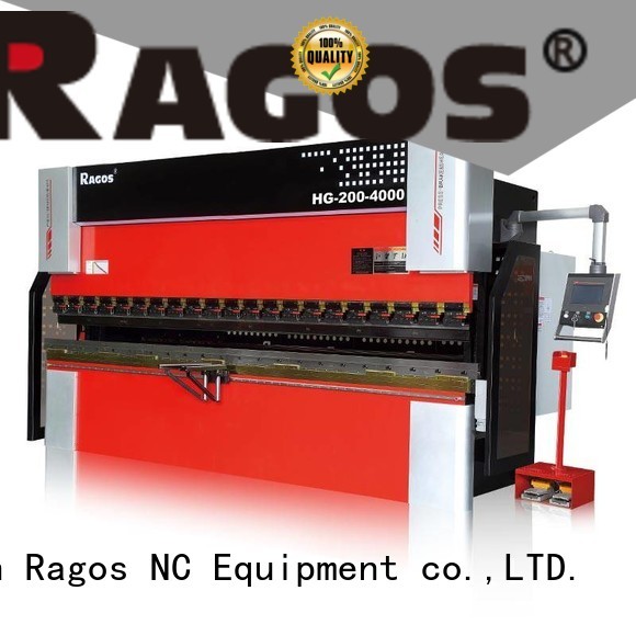 Ragos steel 200 ton press brake supply for industrial