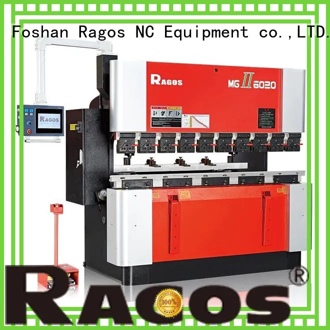 Ragos cnc press brake tonnage chart supply for manual
