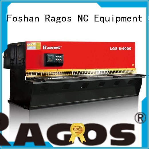 Ragos guillotine power shearing machine price supply for metal
