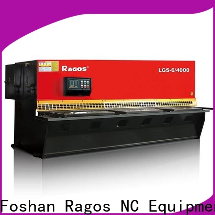 Ragos plate nc hydraulic shearing machine manufacturers for industrial