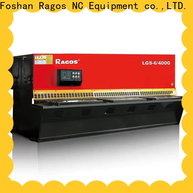 Ragos ag2000 steel sheet shearing machine company for manual