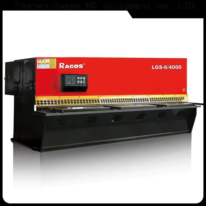 Ragos plate cnc hydraulic shearing machine suppliers for tool