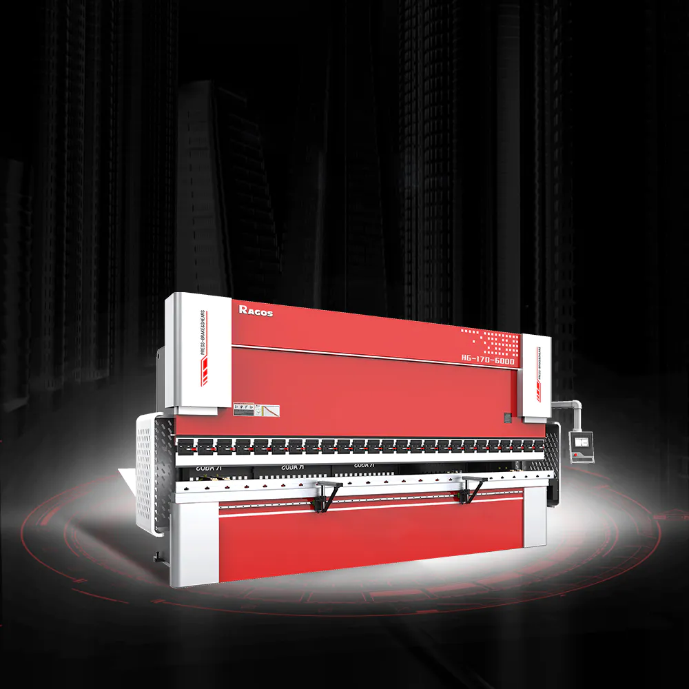 Factory Price RAGOS HG-170-4000/5000/6000 model Down acting hybrid cnc press brake parameter Wholesale-Ragos