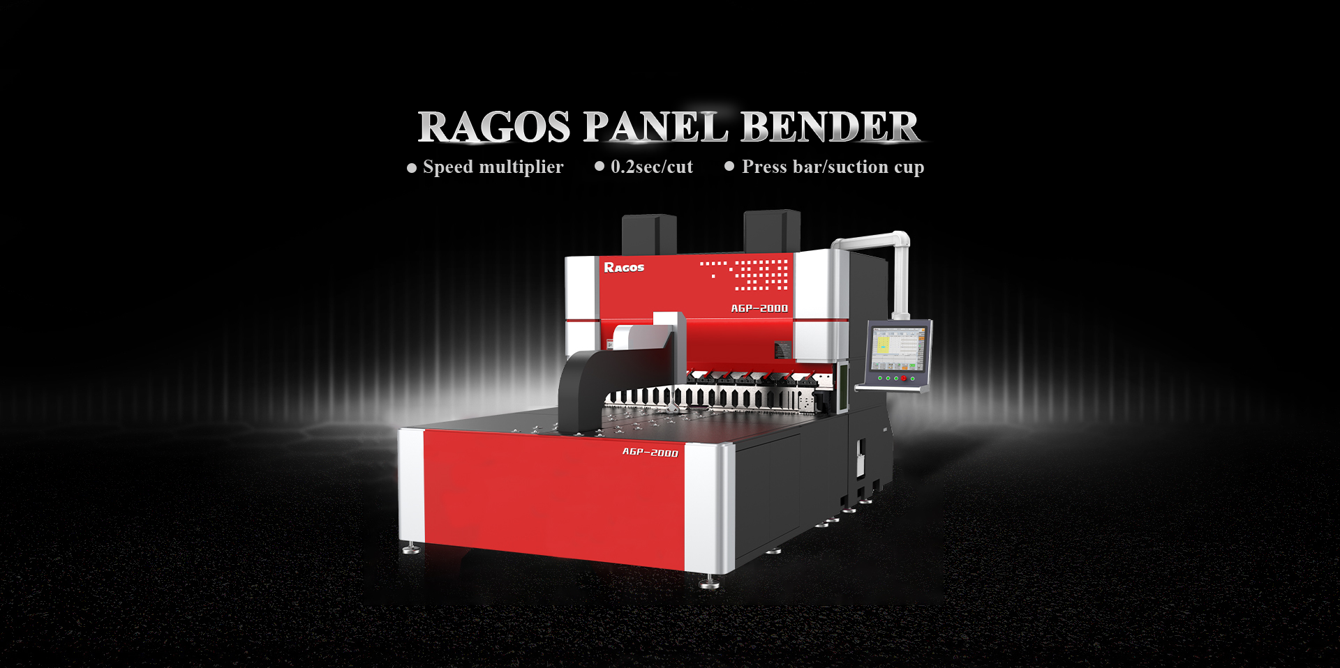 Panel Bender<batch artifact> RAGOS.The AG series is a flexible and intelligent bending machine.