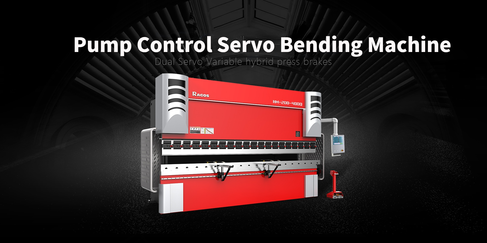 Dual servo hybrid cnc press brake HM series model parameter picture RAGOS